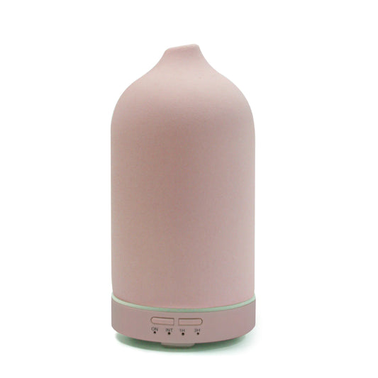 Essential Oil Diffuser – AromaGlow Frosted Ceramic for Home Wellness