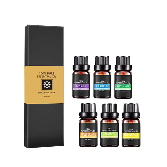 6 and 12-Piece Aromatherapy Essential Oil Set